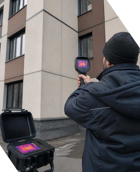 Тепловизионное обследование зданий и сооружений в Рубцовске